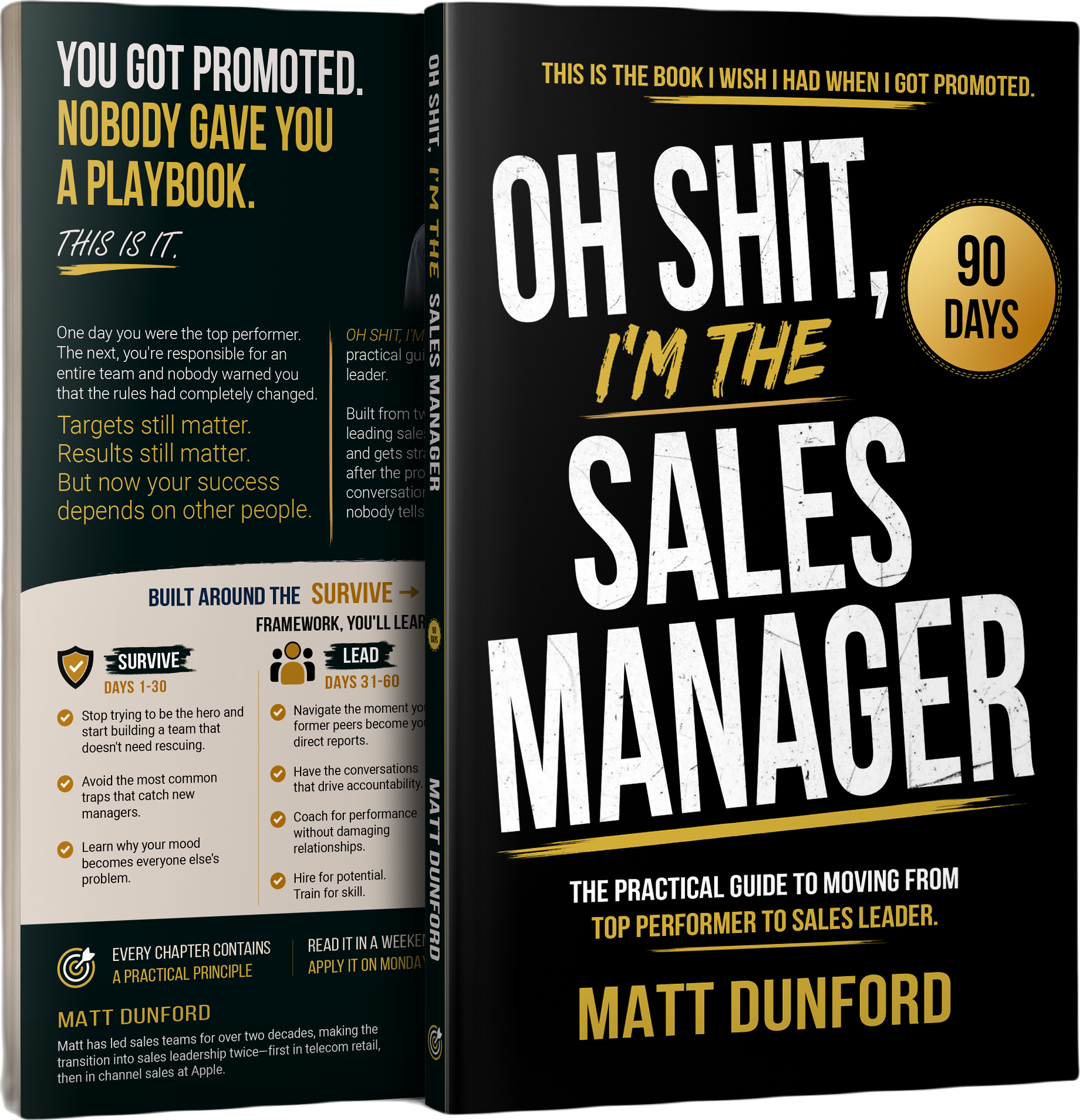 OH SHIT, I'M THE SALES MANAGER book cover