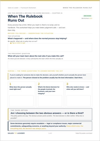 Preview of the When The Rulebook Runs Out worksheet